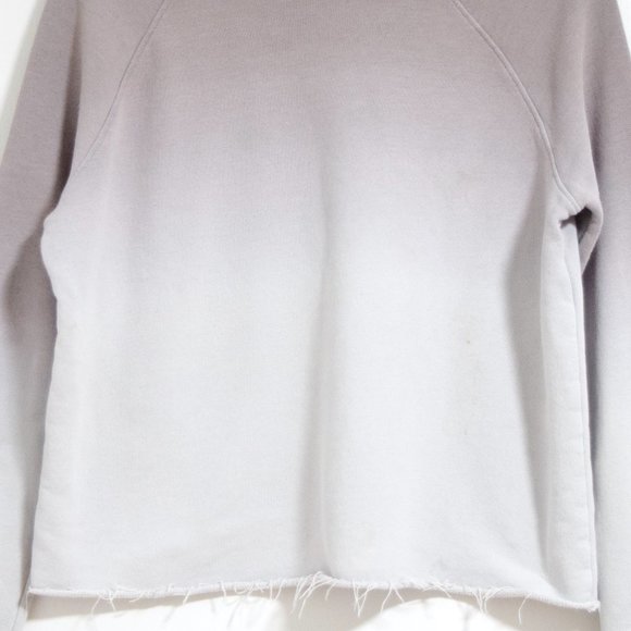 FOREVER 21 Gen Z Trendy Emoji Print Ombre Raw Edge Sweater | Size M - Picture 7 of 9